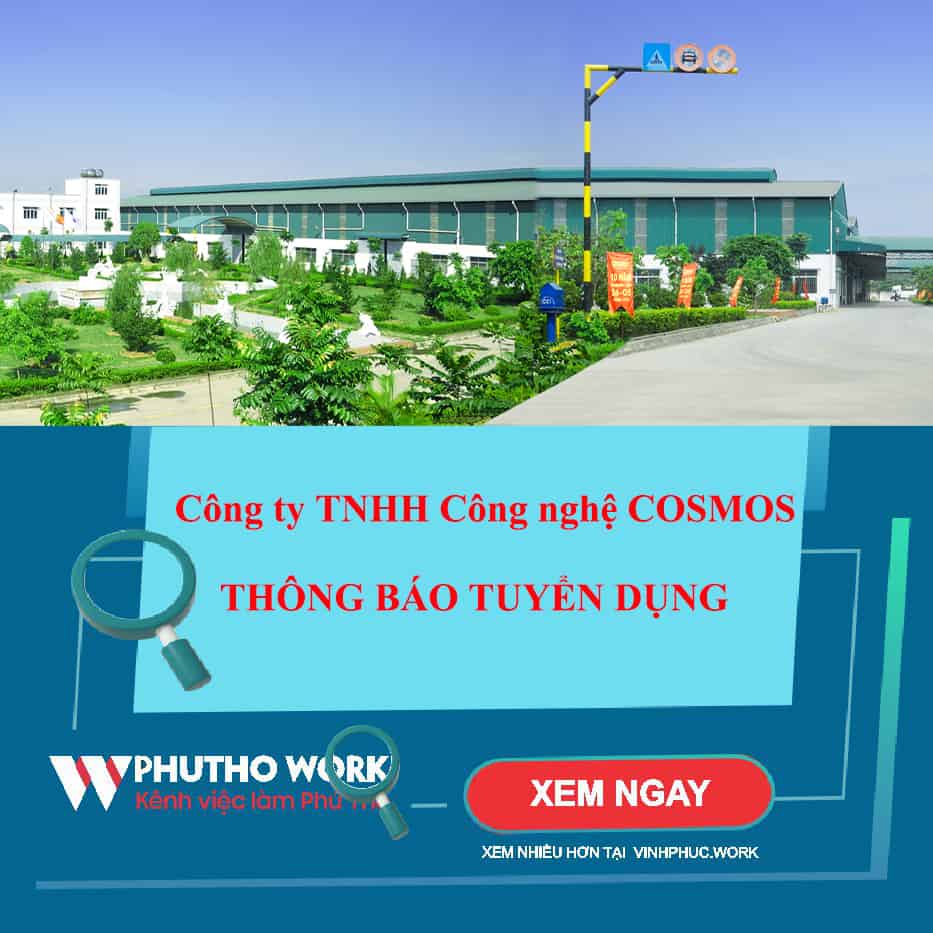 Cong Ty Tnhh Cong Nghe Cosmos1 Tuyen Nhan Vien Iso Nv Kiem Soat Hoat Dong 5s Nv Kiem Soat Hoat Dong Kaizen Qcc 9