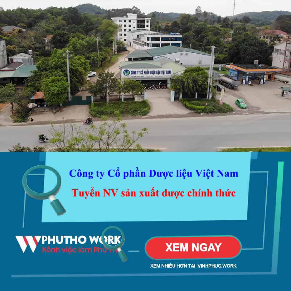 Cong Ty Co Phan Duoc Lieu Viet Nam Tuyen Nhan Vien San Xuat Duoc Chinh Thuc 7