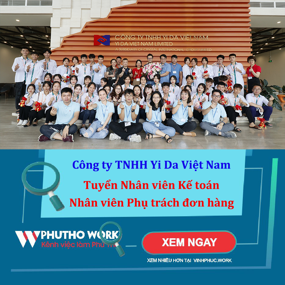 Cong Ty Tnhh Yi Da Viet Nam Tuyen Dung Nhan Vien Ke Toan Nhan Vien Phu Trach Don Hang 4