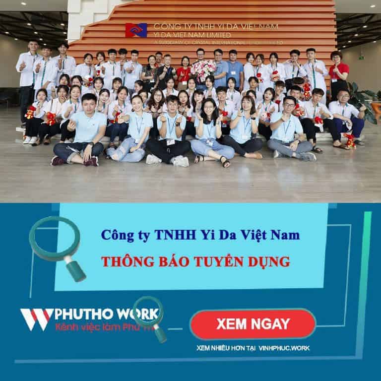 Don Vi Lon Hang Dau Yi Da Viet Nam Tuyen Dung Phu Trach Don Hang Nv Phong Thi Nghiem To Truong Chuyen May Nv Ky Thuat May 8